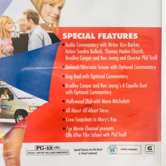 🎁 All About Steve DVD, NIP starring Sandra Bullock, Bradley Cooper, Ken Jeong - Picture 6 of 6